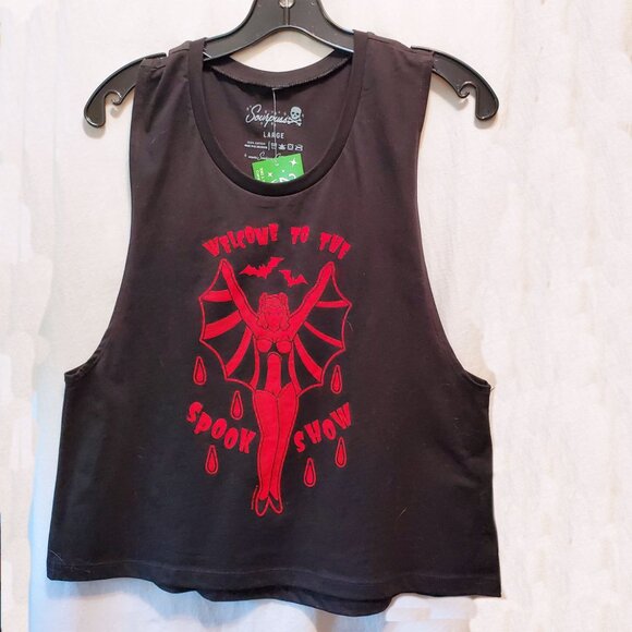 Welcome to the Spook Show Muscle Tank Sourpuss - Picture 3 of 5